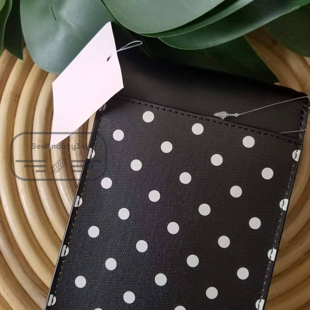 Kate Spade Minnie Mouse Disney N/S Phone Crossbody Bag Purse Black White - Picture 4 of 11